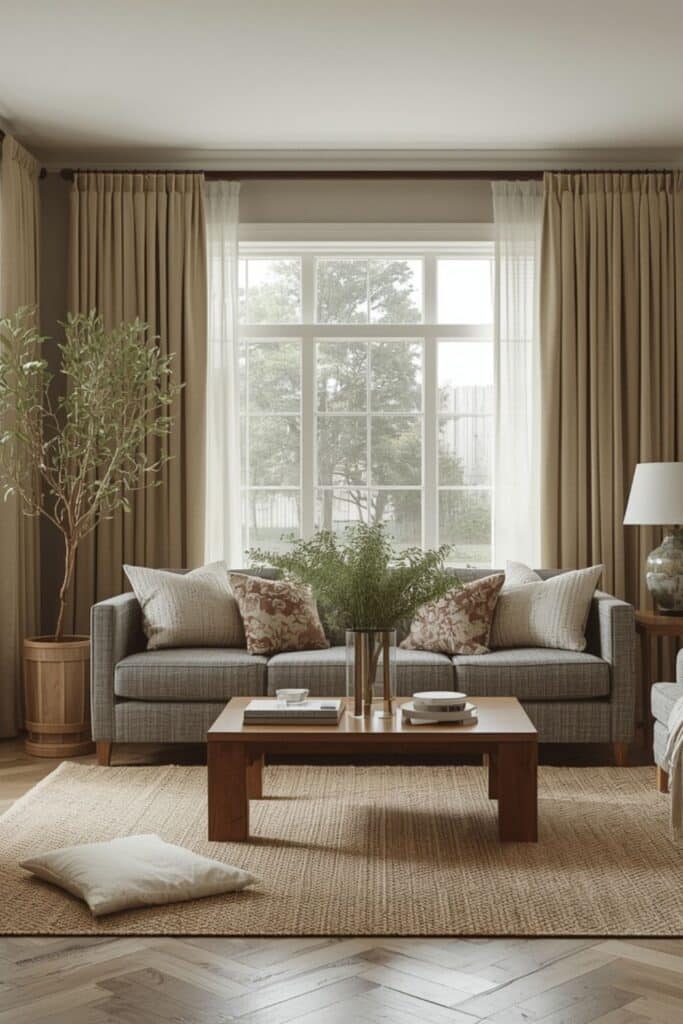 Using Fabrics And Textures Instead Of Decor Overload