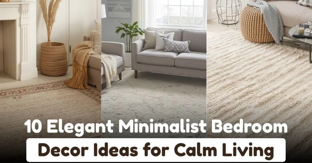 Soft Neutral Living Room Rug Ideas