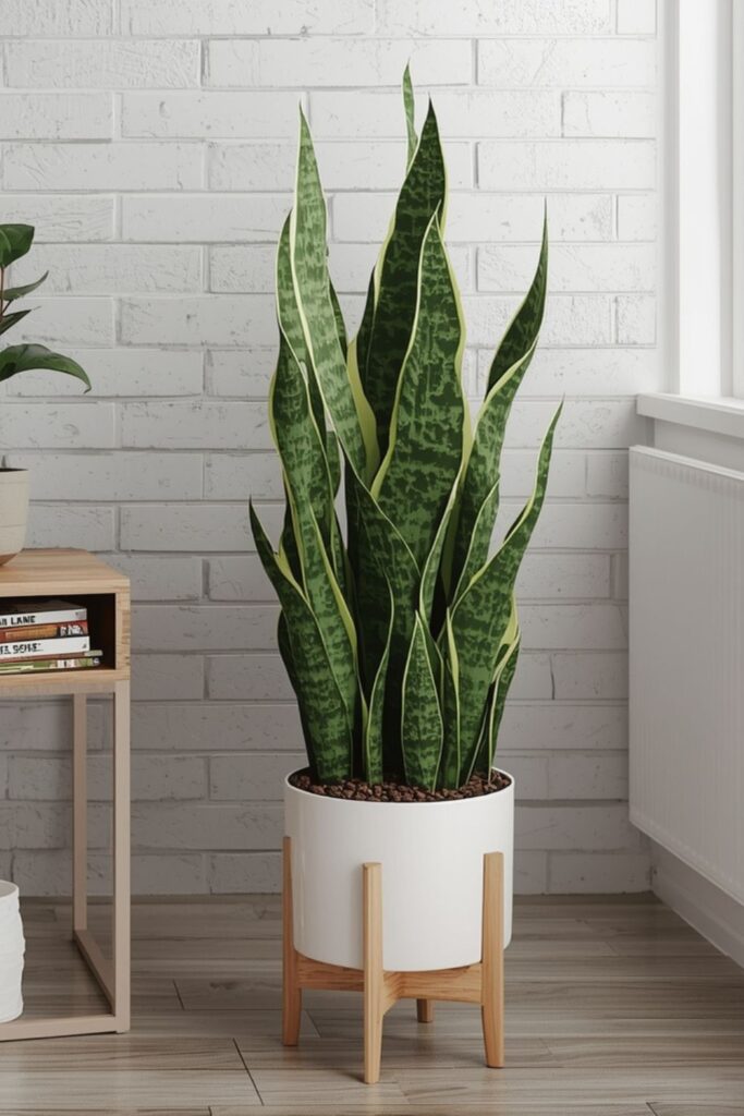 Snake Plant For Easy Air Purification