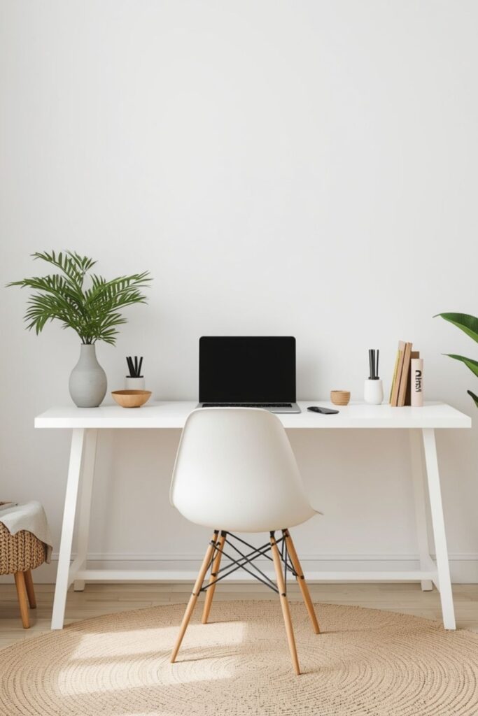 Start With A Clear Minimalist Home Office Foundation