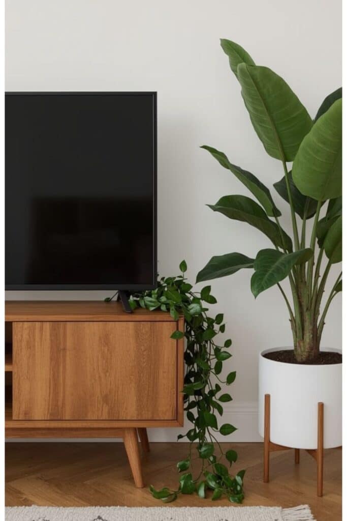 An easy way to soften the TV area