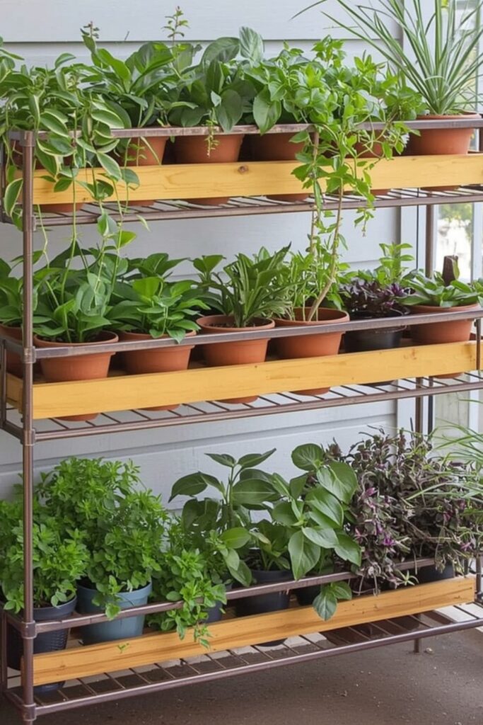 Tiered Racks For Organized Growth