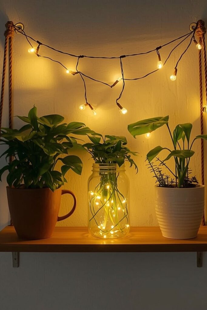  DIY Touch For Indoor Plant Lighting Ideas DIY Lovers