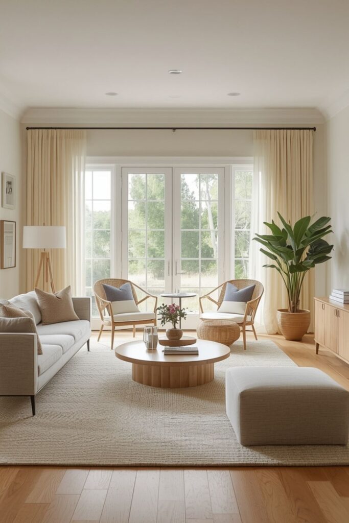 Furniture Arrangement For Calm Movement