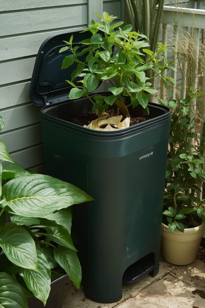 Smart Compost Bin For Kitchen Scraps