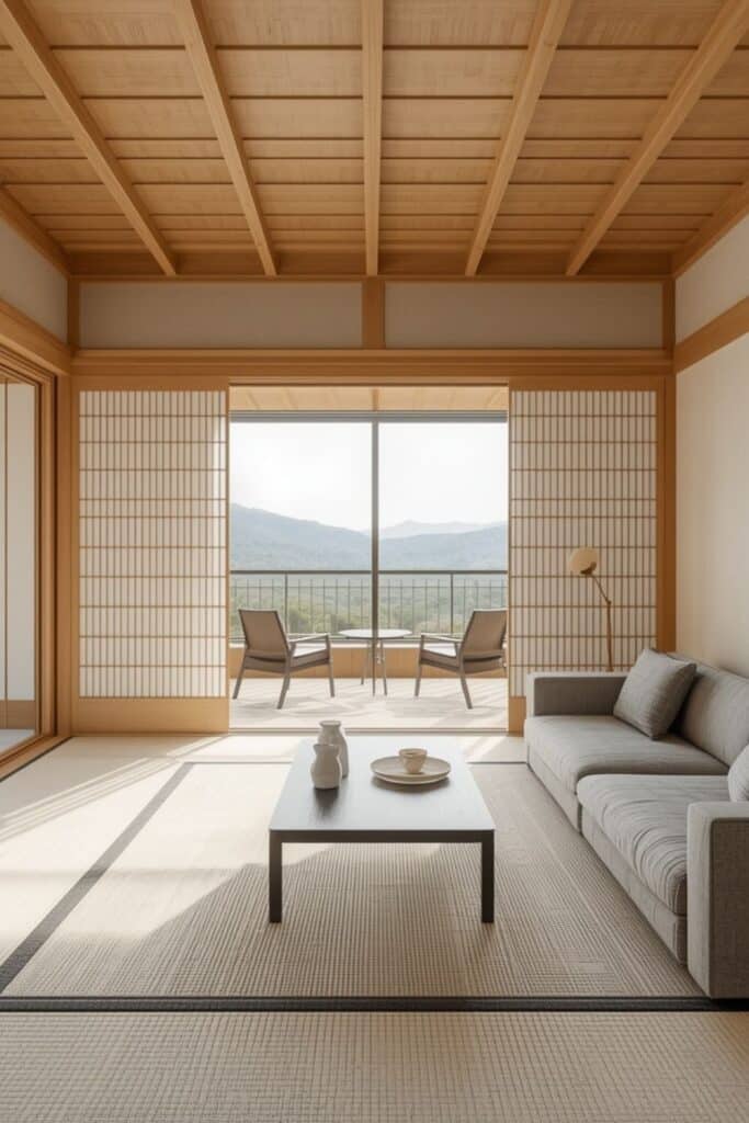 Zen Interior Design Living Room Modern Japanese Style