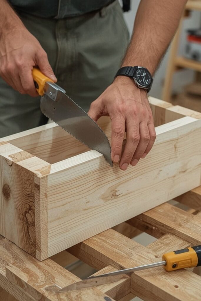 Cut Each Piece Slowly And Cleanly