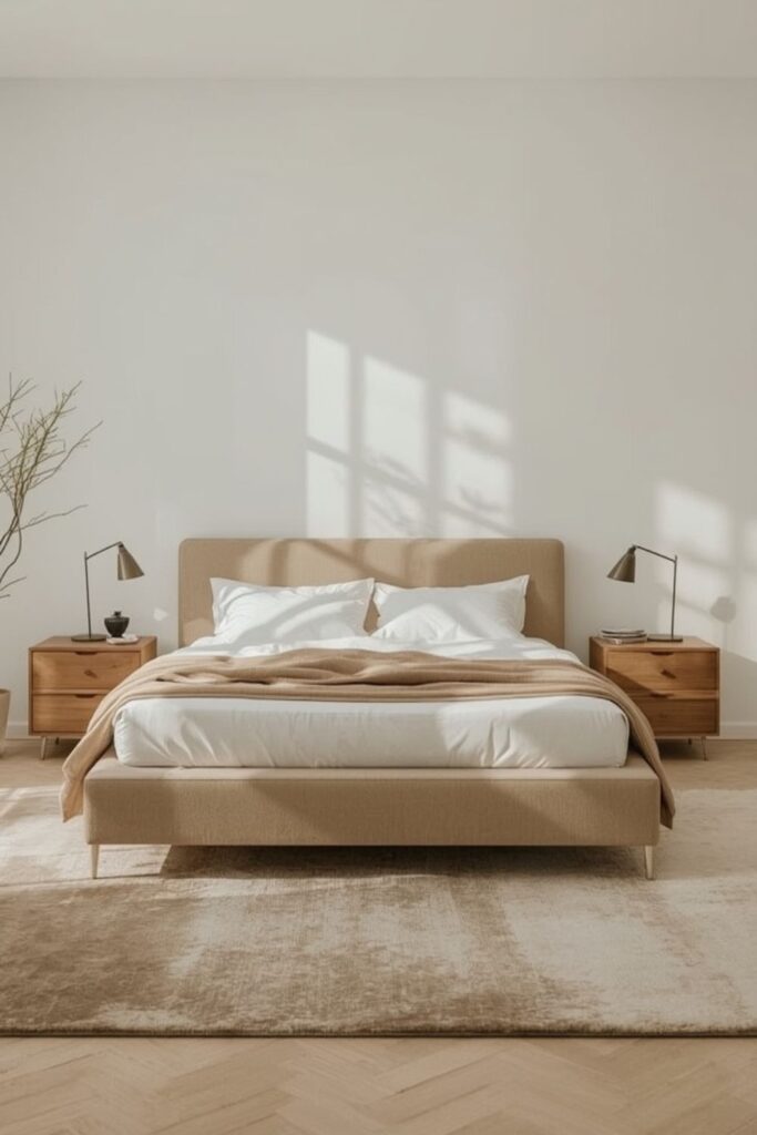 Minimalist Lifestyle aesthetic bedroom