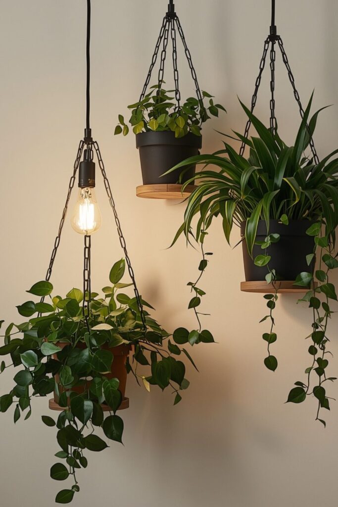Decorative Fixtures For Indoor Plant-Themed Lighting Ideas