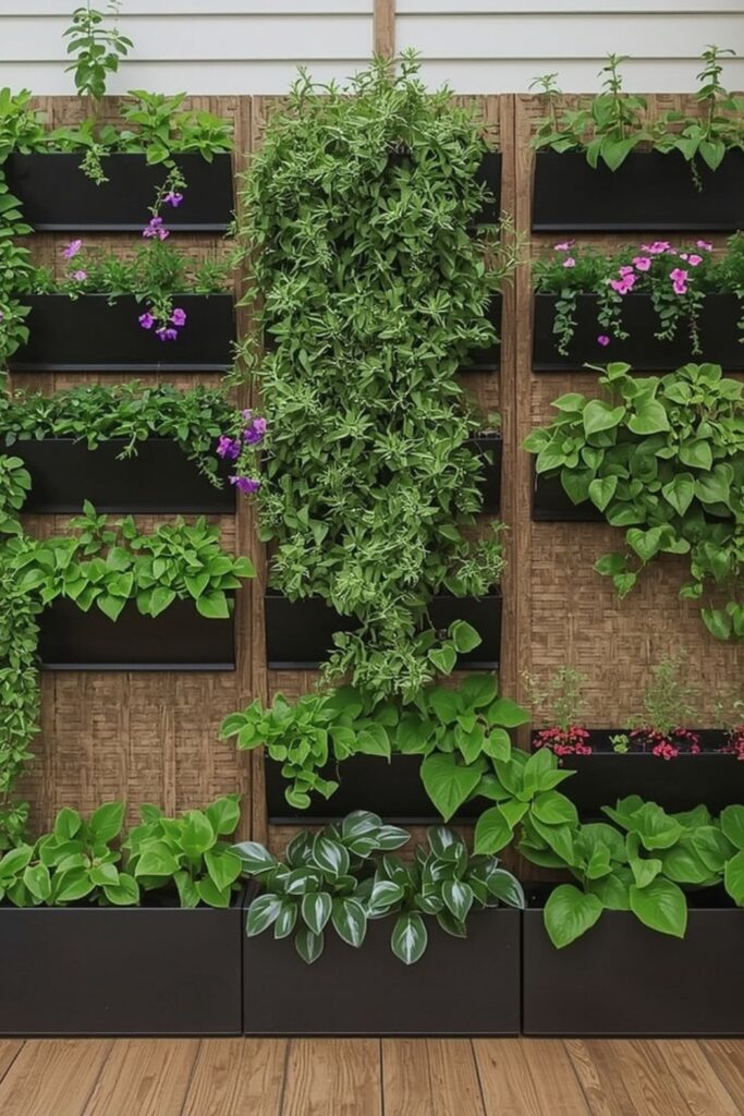 Natural Wall Beauty With Vertical Garden Wall Design