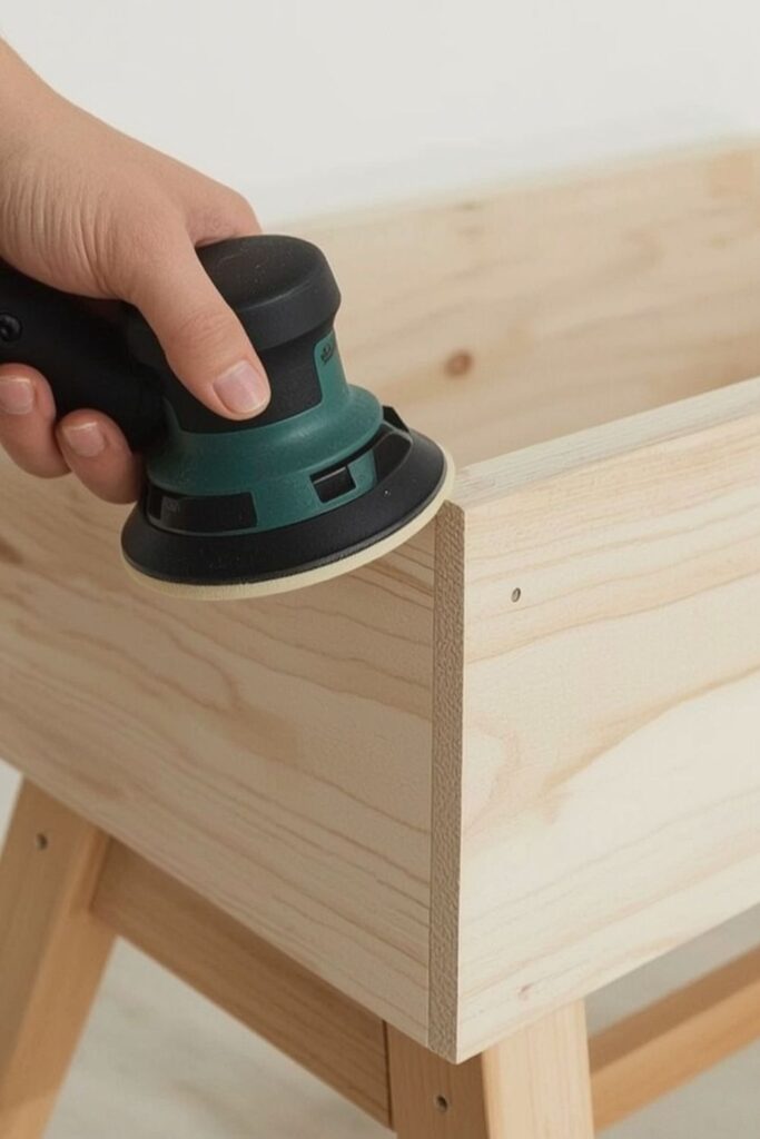 Sand Every Edge Until Smooth