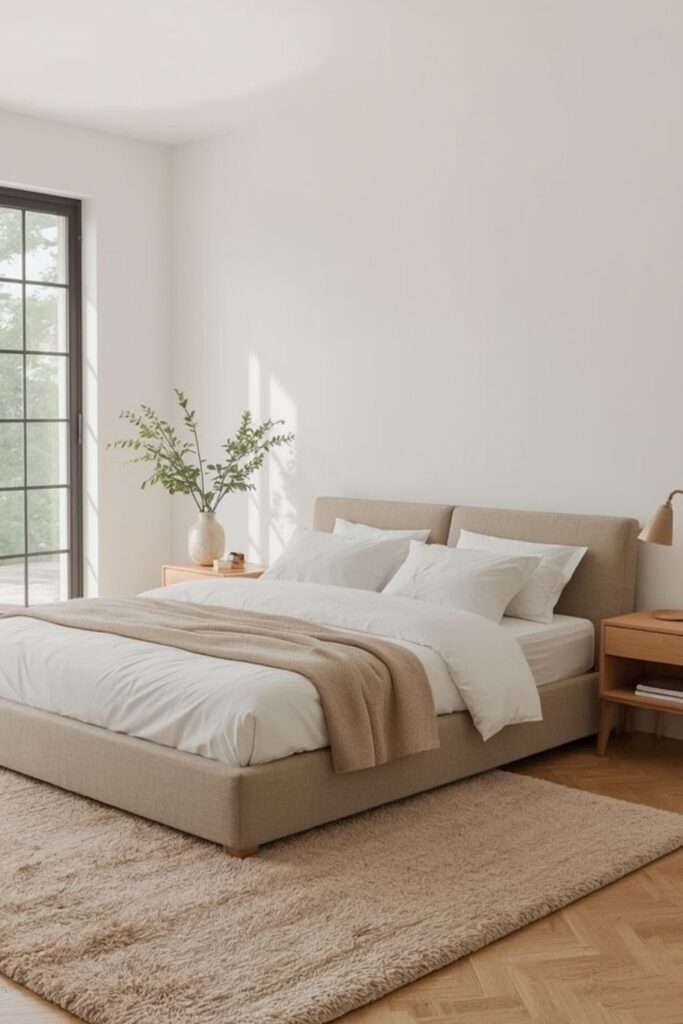 Minimalist Lifestyle aesthetic bedroom