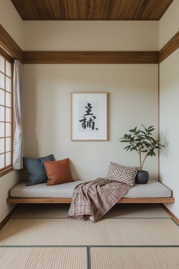 Styling Corners with Small Space Japanese Home Design Ideas