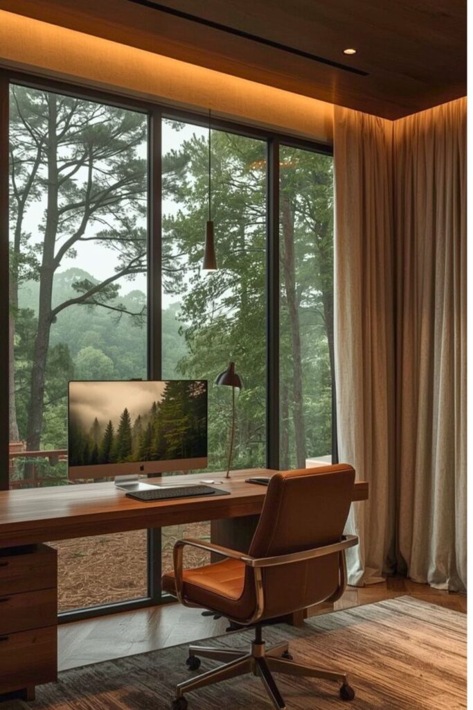 Riyan Luxiwood L Shape Executive Desk