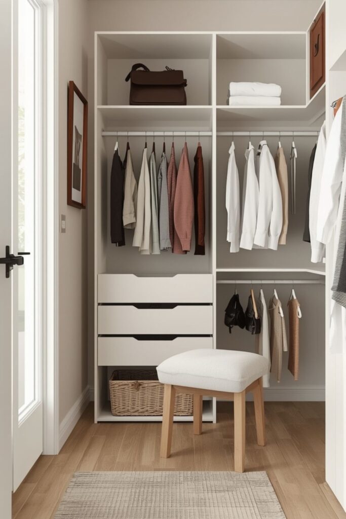 Light Colors For Modern Bedroom Closet Designs For Small Spaces