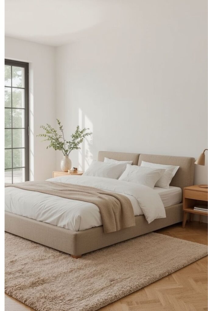 Minimalist Lifestyle aesthetic bedroom