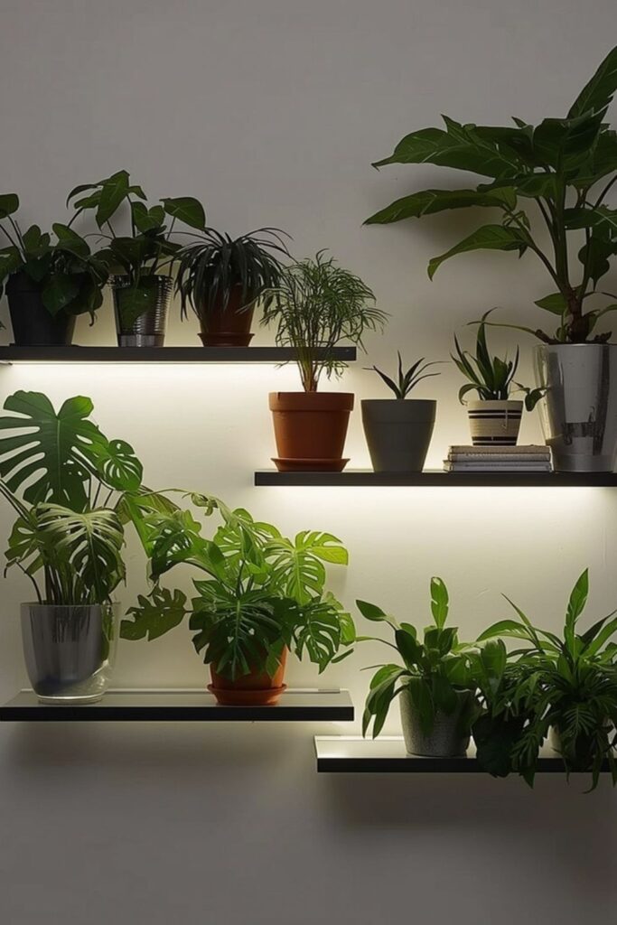 Create A Lighting Zone For Indoor Plant Lighting Ideas Houseplant Display