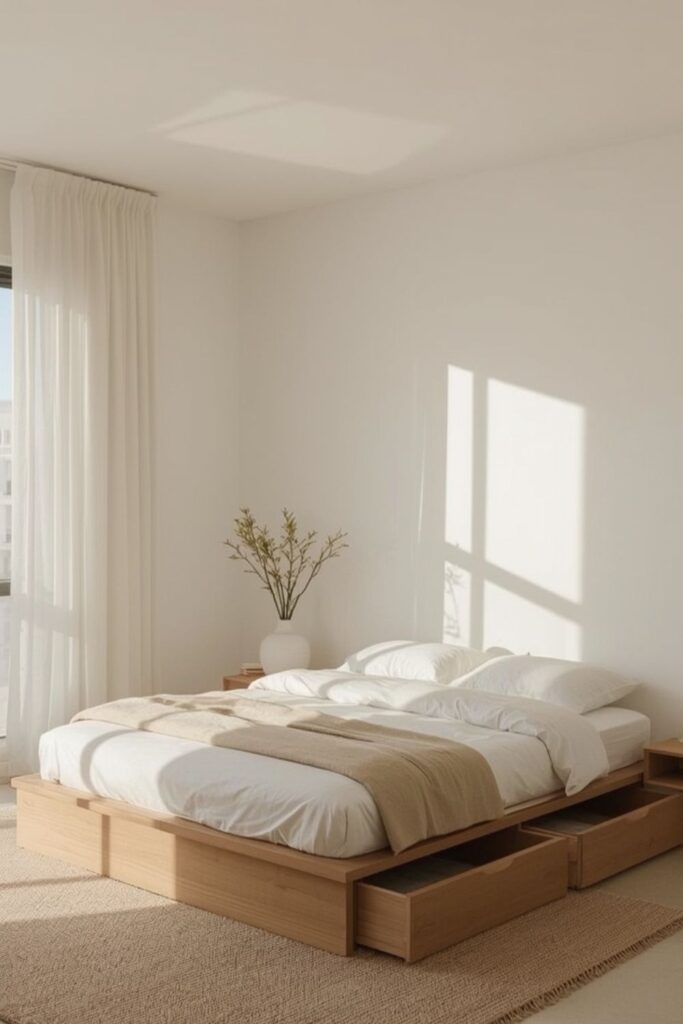 Minimalist Lifestyle aesthetic bedroom