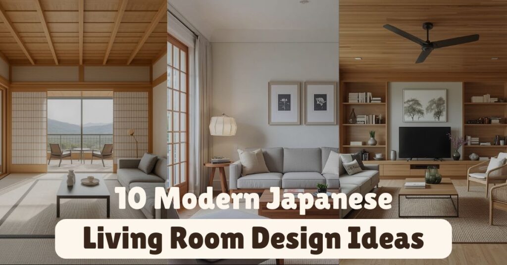 10 Modern Japanese Living Room Design Ideas
