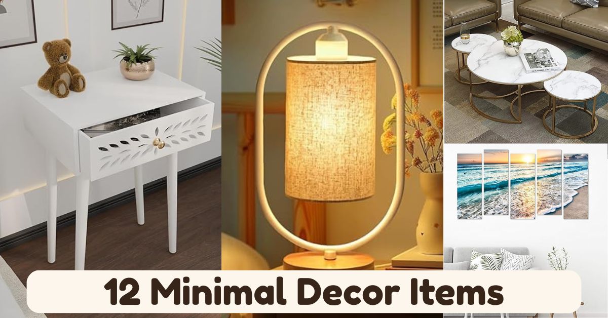 12 Minimal Decor Items
