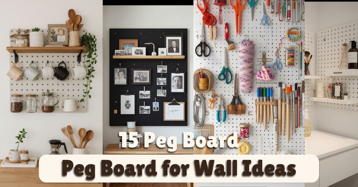 Peg Board for Wall Ideas