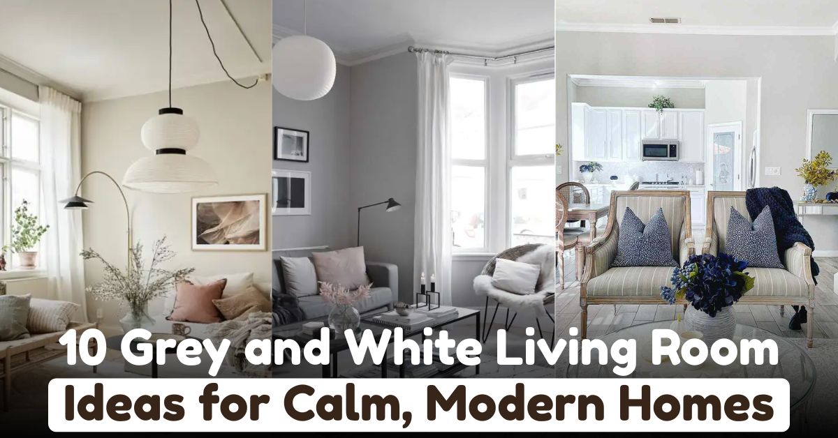 Grey and White Living Room Ideas