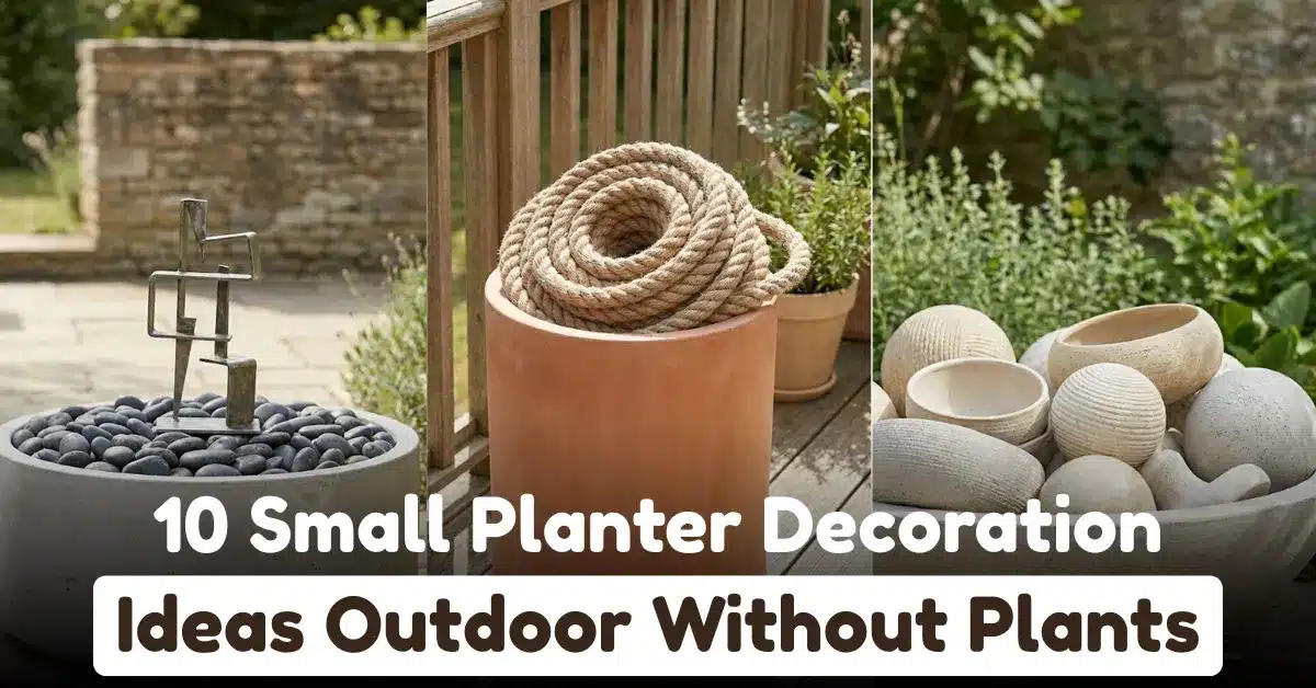 Small Planter Decoration Ideas Outdoor